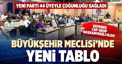 BÜYÜKŞEHİR MECLİSİ’NDE YENİ TABLO
