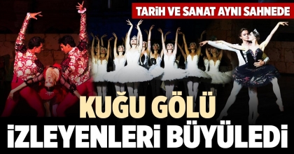 KUĞU GÖLÜ İZLEYENLERİ BÜYÜLEDİ