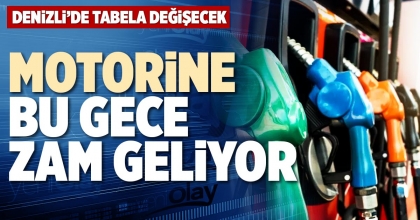 MOTORİNE BU GECE ZAM GELİYOR