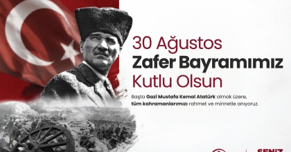 MERKEZEFENDİ BELEDİYESİ 30 AĞUSTOS ZAFER BAYRAMI KUTLAMA İLANI