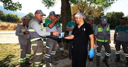 SAHA PERSONELİNE SOĞUK LİMONATA İKRAMI