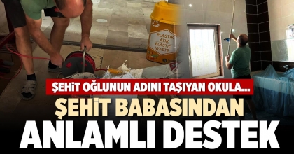 ŞEHİT BABASINDAN ANLAMLI DESTEK
