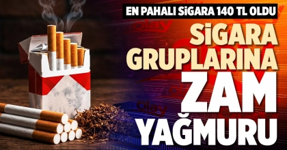 SİGARA GRUPLARINA ZAM YAĞMURU