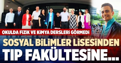 SOSYAL BİLİMLER LİSESİNDEN TIP FAKÜLTESİNE… 
