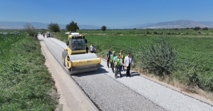 YENİ ASFALT ARAÇLARI İLK KEZ SAHAYA ÇIKTI