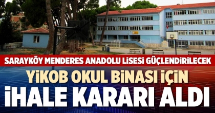 YİKOB OKUL BİNASI İÇİN İHALE KARARI ALDI