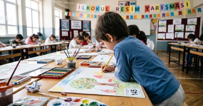 TAVAS’TA 30 AĞUSTOS’A ÖZEL RESİM YARIŞMASI