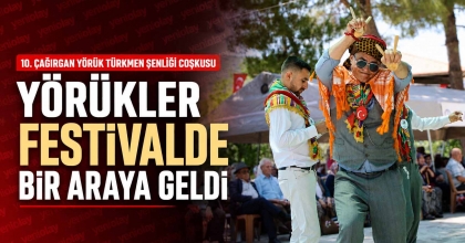YÖRÜKLER FESTİVALDE BİR ARAYA GELDİ