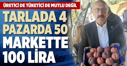 TARLADA 4 PAZARDA 50 MARKETTE 100 LİRA