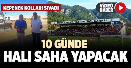 10 GÜNDE HALI SAHA YAPACAK