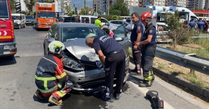 AYDIN’DA TRAFİK KAZASI: 1’İ BEBEK 4 YARALI
