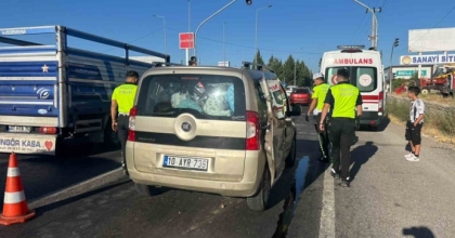 TAVŞANLI’DA ZİNCİRLEME TRAFİK KAZASI; 4 YARALI