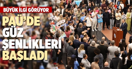 PAÜ’DE GÜZ ŞENLİKLERİ BAŞLADI