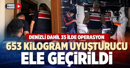 653 KİLOGRAM UYUŞTURUCU ELE GEÇİRİLDİ