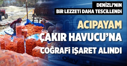 ACIPAYAM ÇAKIR HAVUCU’NA COĞRAFİ İŞARET ALINDI