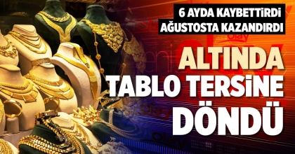 ALTINDA TABLO TERSİNE DÖNDÜ
