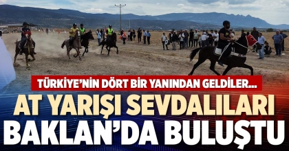 AT YARIŞI SEVDALILARI BAKLAN’DA BULUŞTU