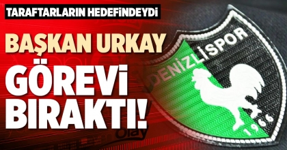 BAŞKAN URKAY GÖREVİ BIRAKTI!