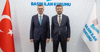 CUMHURBAŞKANLIĞI İLETİŞİM BAŞKANI DURAN’DAN BASIN İLAN KURUMU’NA ZİYARET