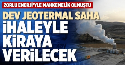 DEV JEOTERMAL SAHA İHALEYLE KİRAYA VERİLECEK
