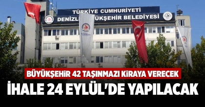 İHALE 24 EYLÜL'DE YAPILACAK