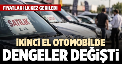 İKİNCİ EL OTOMOBİLDE DENGELER DEĞİŞTİ