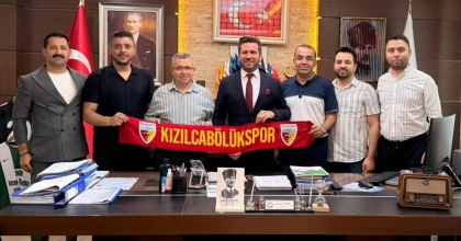 KIZILCABÖLÜKSPOR YÖNETİMİNDEN BAŞKANA ZİYARET