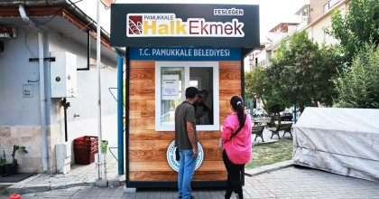 PAMUKKALE’DE HALK EKMEK BÜFELERİNDE SİMİT DÖNEMİ