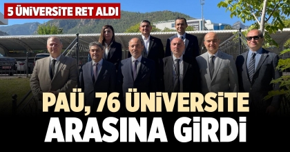 PAÜ, 76 ÜNİVERSİTE ARASINA GİRDİ