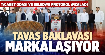 TAVAS BAKLAVASI MARKALAŞIYOR