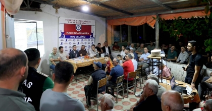 TAVAS’TA YORGA’DA TALEPLERİ DİNLEDİ