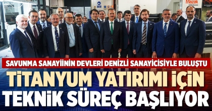 TİTANYUM YATIRIMI İÇİN TEKNİK SÜREÇ BAŞLIYOR