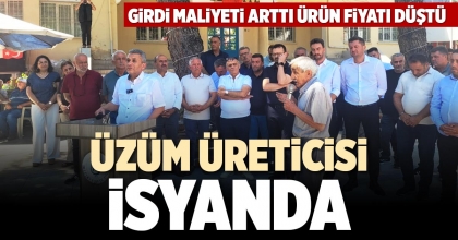 ÜZÜM ÜRETİCİSİ İSYANDA