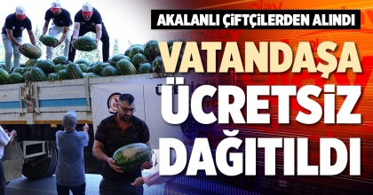 VATANDAŞA ÜCRETSİZ DAĞITILDI