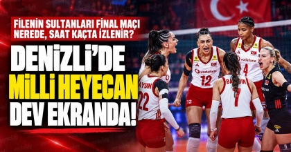 DENİZLİ’DE MİLLİ HEYECAN DEV EKRANDA!