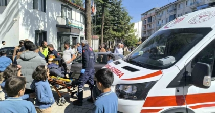 KAZADA DEVRİLEN MOTOSİKLET SÜRÜCÜSÜ YARALANDI
