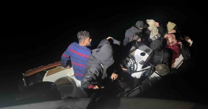 KIYI GÖZETLEME ARACI TESPİT ETTİ, YAKALANDILAR
