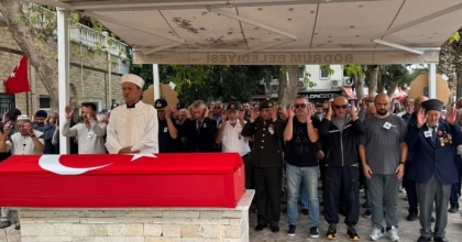 KIBRIS GAZİSİ SON YOLCULUĞUNA UĞURLANDI