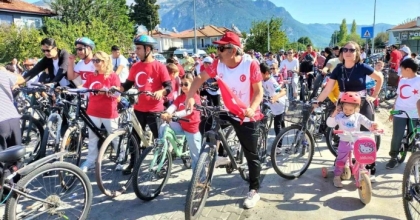 KÖYCEĞİZ’DE PEDALLAR CUMHURİYET İÇİN ÇEVRİLDİ
