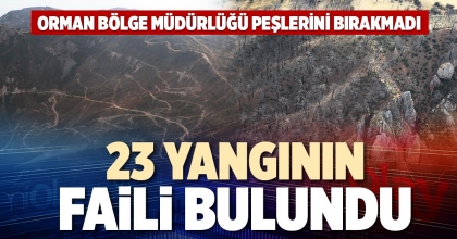 23 YANGININ FAİLİ BULUNDU