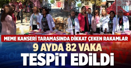 9 AYDA 82 VAKA TESPİT EDİLDİ