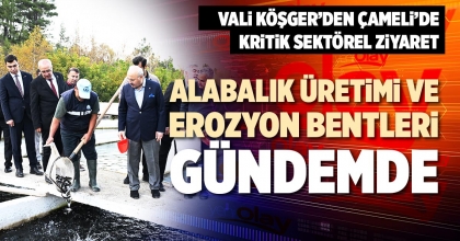 ALABALIK ÜRETİMİ VE EROZYON BENTLERİ GÜNDEMDE