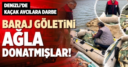 BARAJ GÖLETİNİ AĞLA DONATMIŞLAR!