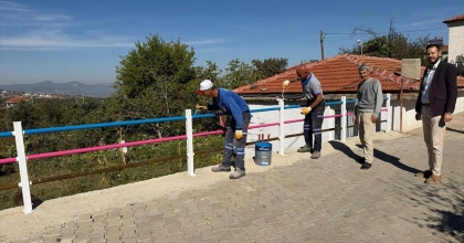BAŞKAN KUMRAL SAHADA ÇALIŞMALARI İNCELEDİ