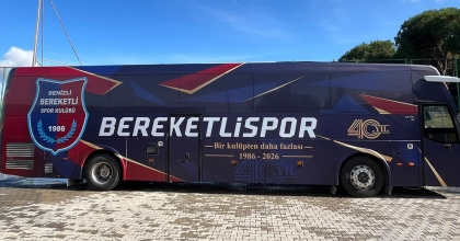 BEREKETLİSPOR TAKIM OTOBÜSÜNÜ YENİLEDİ