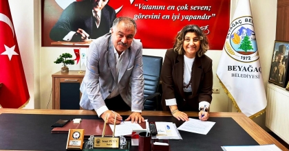 BEYAĞAÇ’TA TEKNİK İŞ BİRLİĞİ PROTOKOLÜ İMZALANDI