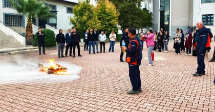 DENİZLİ AFAD’DAN LİSE PERSONELİNE ACİL DURUM EĞİTİMİ