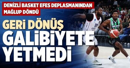 GERİ DÖNÜŞ GALİBİYETE YETMEDİ