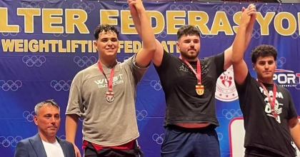 HALTERCİ ALİ OSMAN ÇINLAR TÜRKİYE İKİNCİSİ OLDU
