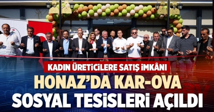 HONAZ’DA KAR-OVA SOSYAL TESİSLERİ AÇILDI